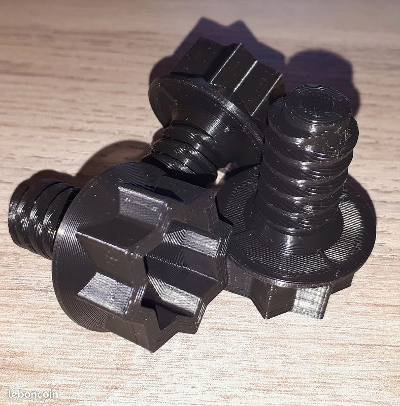 Lot de 3 vis pour salon de jardin Allibert (Modèle 2) (image 1)