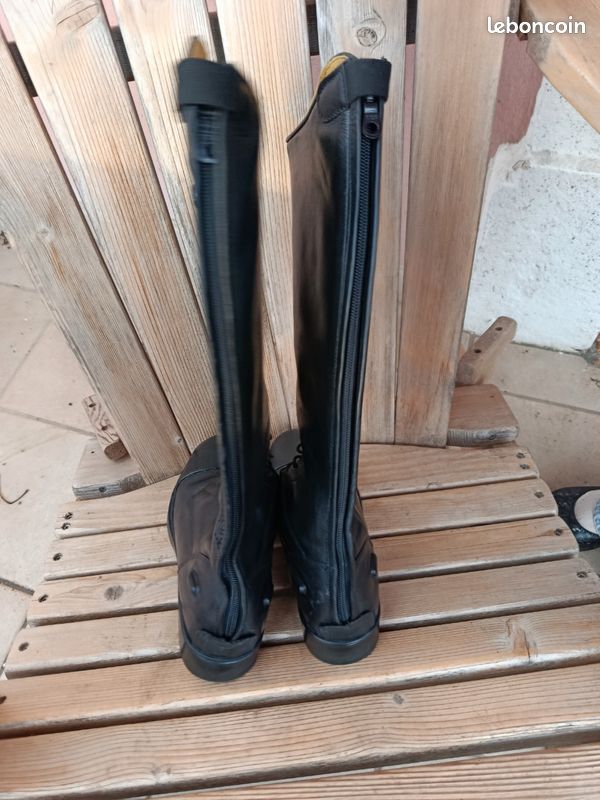 Bottes d'équitation femme en cuir