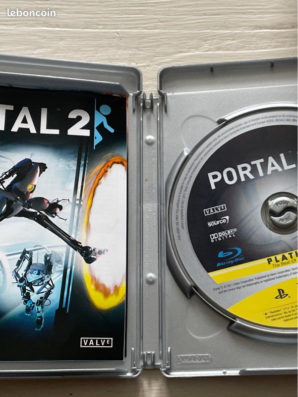 Portal 2 Valve Sony PS3 PLAYSTATION 3 PAL EU EUR ITA ORIGINAL COMPLET
