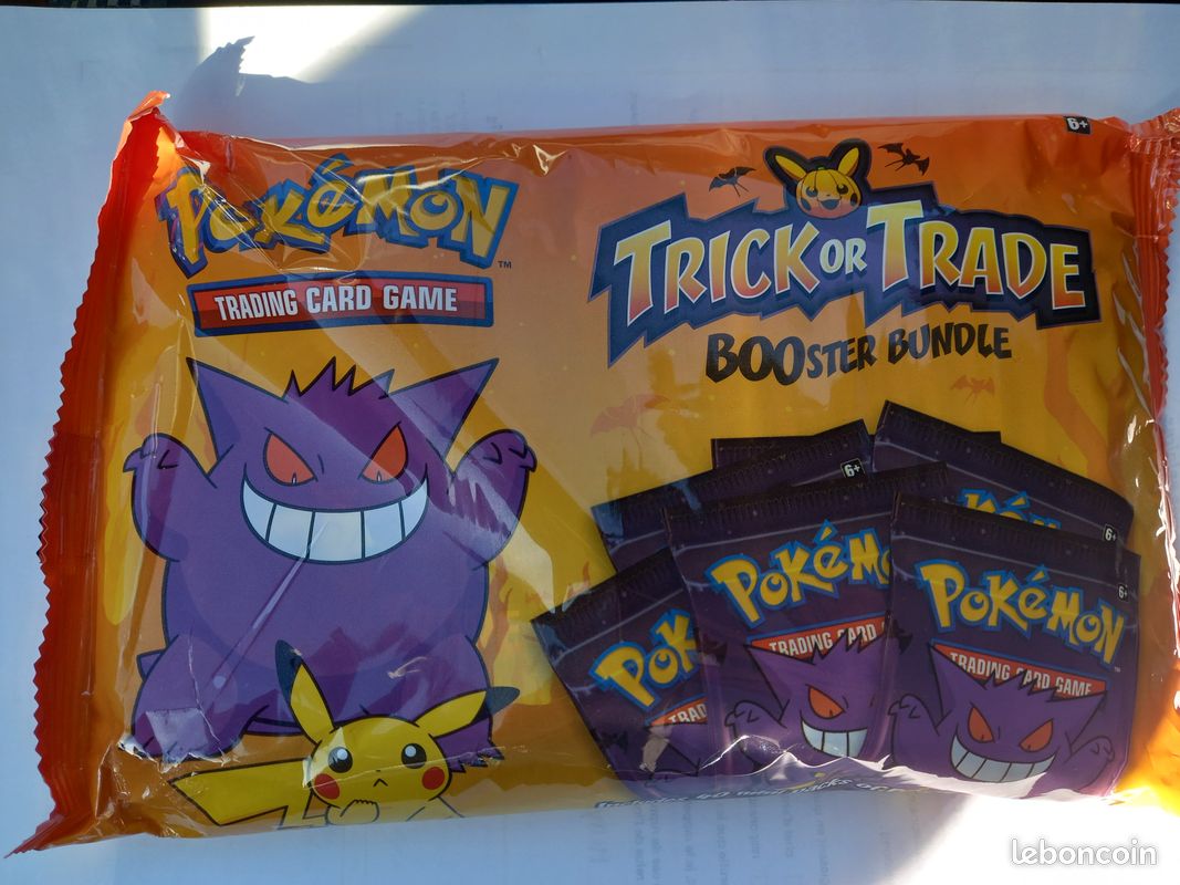 Sachet de 40 booster pokemon "Trick or Trade" Halloween (image 1)