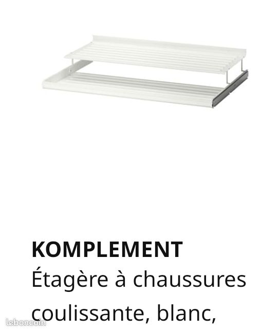 Étagère a chaussures komplement ikea (image 2)