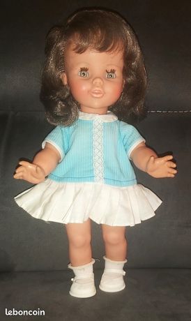 ANCIENNE POUPÉE RAYNAL -  Lilou  de 1972 avec sa robe - 34 cm EUR 35
