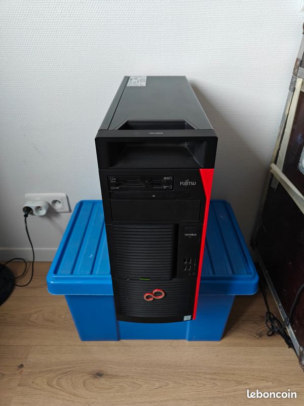 Pc Workstation Fujitsu Celsius M770 – Intel Xeon W2123 32go ECC (image 1)