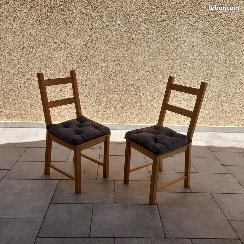 Lot de 4 chaises en pin (image 7)