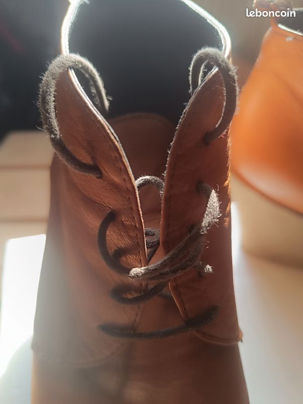 Bottines compensées en cuir Très bon état (image 11)