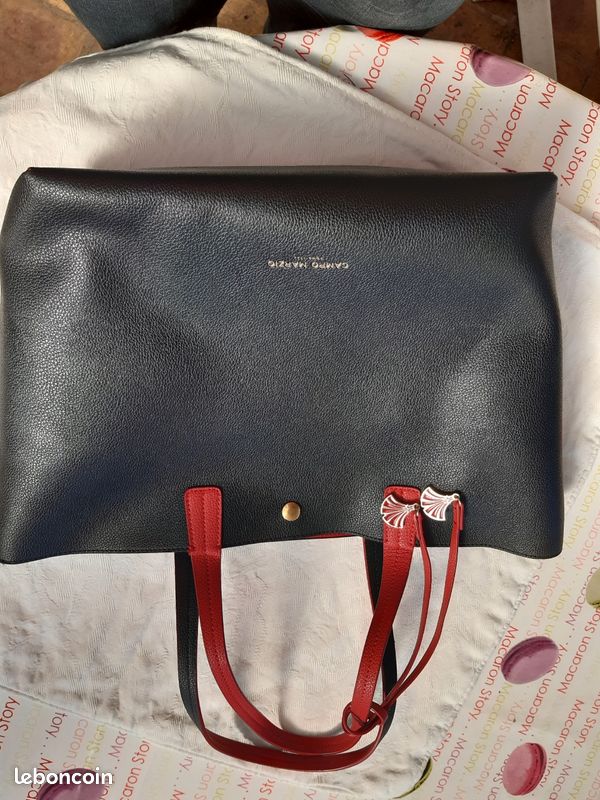 Ensemble sacs à mains Campo Marzio noir et rouge Accessoires