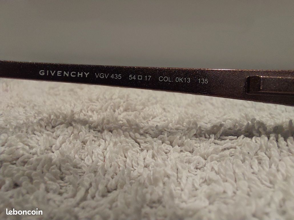 Monture lunettes Givenchy VGV435 0K13 54-17-135 – Neuve – Made in Italy (image 4)