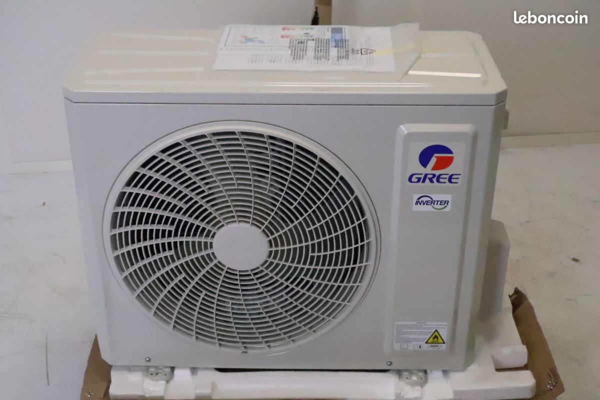 Unité Intérieure Clim Réversible GREE Airy Silver - 12000 BTU - 3,5 KW - WiFi