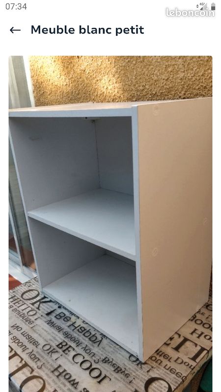 Meuble blanc peut (image 1)