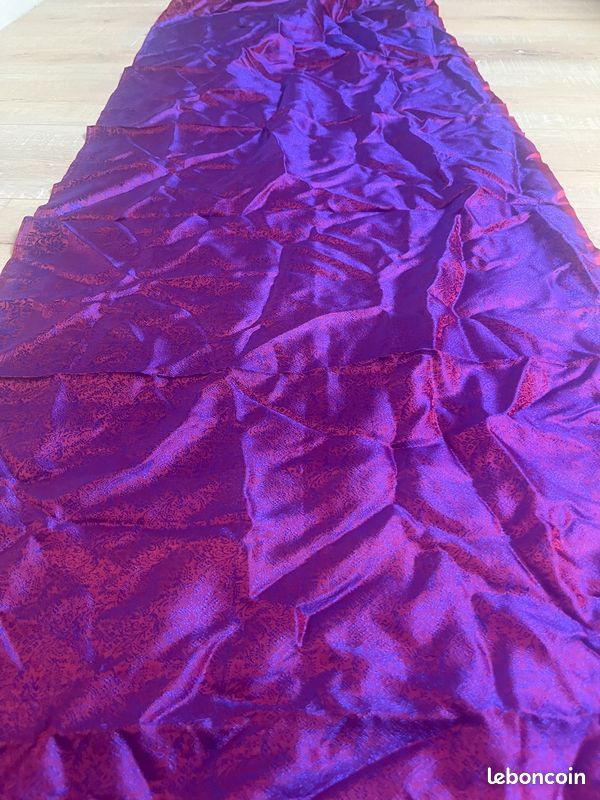 Lot de 3 Foulards et Étoles - Soie, Velours et Motifs Paisley (image 18)