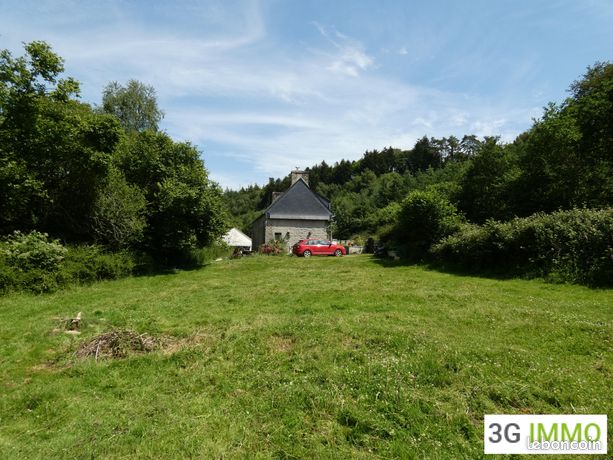 Maison en pierres, dépendance et grand terrain