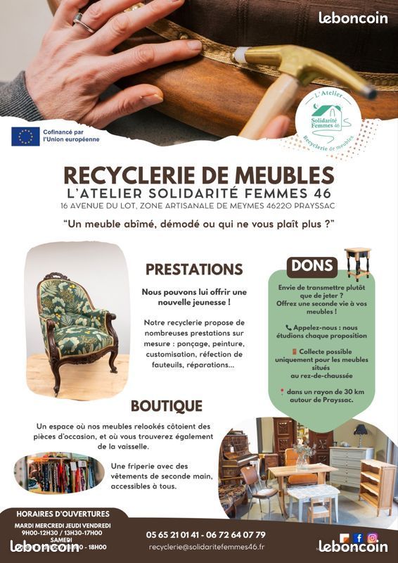 Table de chevet relooké (image 2)