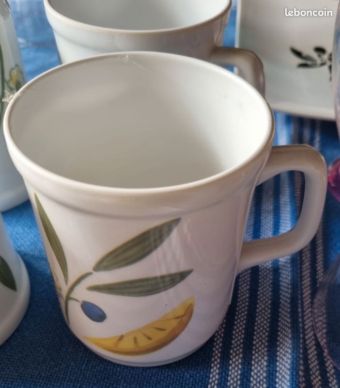 6 Pcs Tasse En Émail Vintage Voyage Tasses De Camping À Domicile