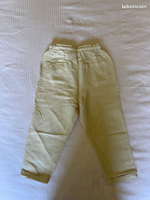 Pantalon en lin ZARA fille 4 ans (image 1)