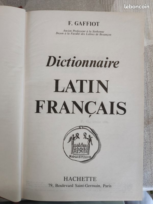 Dictionnaire Latin Francais (image 2)