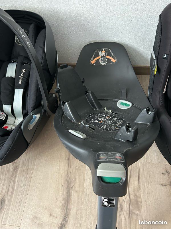 Lot sièges auto bébé Cybex Sirona + base ISOFIX (image 4)