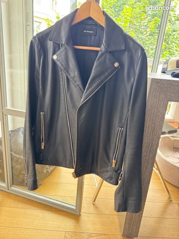 Veste Perfecto cuir The Kooples taille S Vêtements