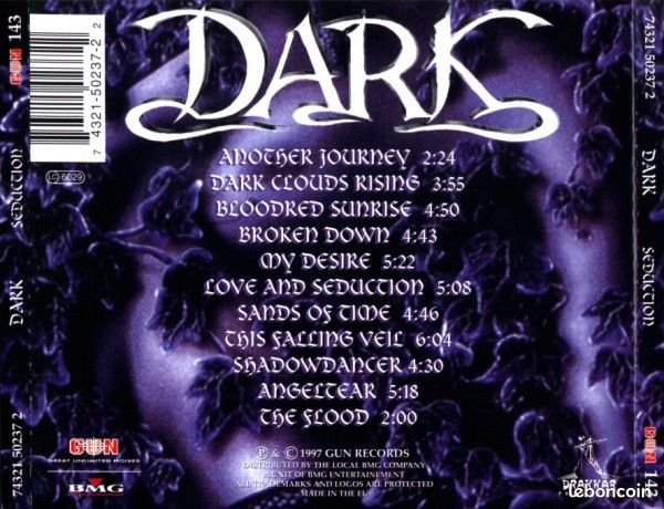 CD DARK "seduction", très bon état (image 2)