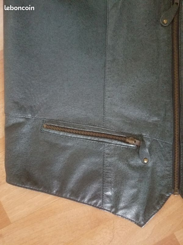 Gilet sans manches cuir (image 4)