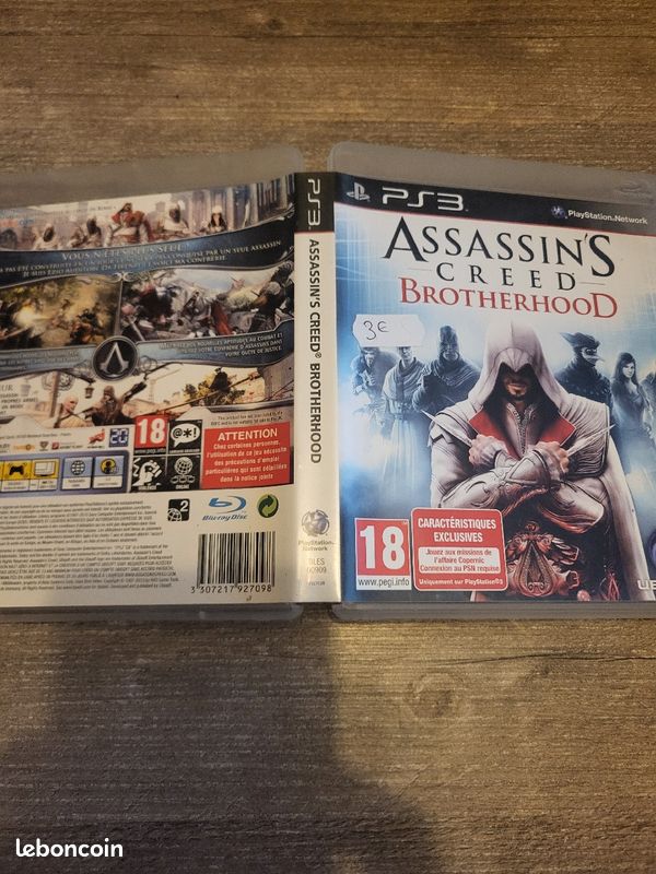 Assassin's Creed Brotherhood PS3 - Jeu Occasion En Très Bon état - Boîte Complète