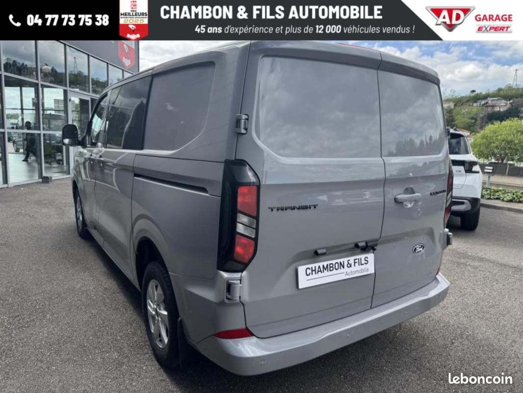 Ford Transit Custom CABINE APPROFONDIE 320 L1H1 2.0 ECOBLUE 170 CH BVA8 LIMITED prix : 39983 HT (image 4)