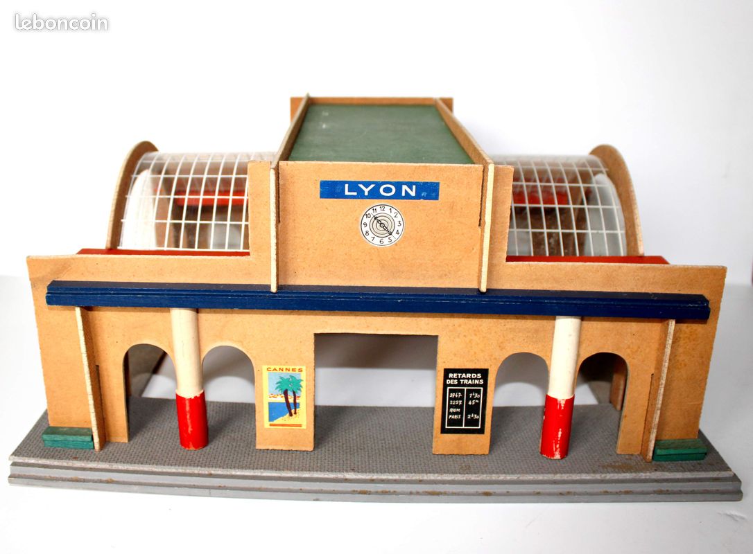 Hornby 1/43 o n°15 maquette grande gare demontable lyon diorama quai decor train (image 2)