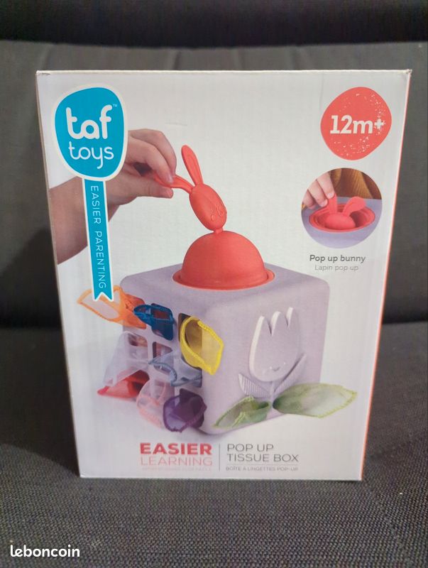 Pop up tissue box - taf toys 12m+ (image 1)