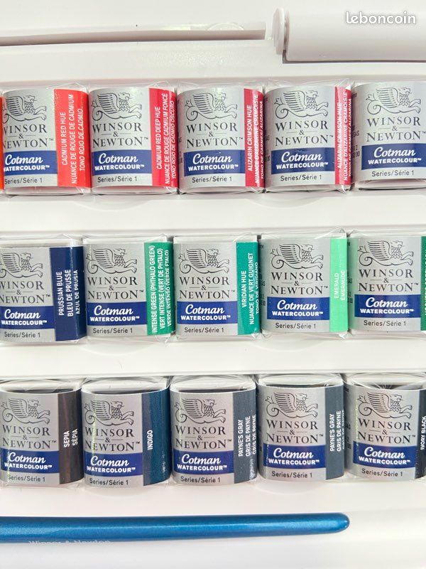 Winsor&Newton Coffret aquarelle Cotman 45 pièces avec pinceau (image 5)