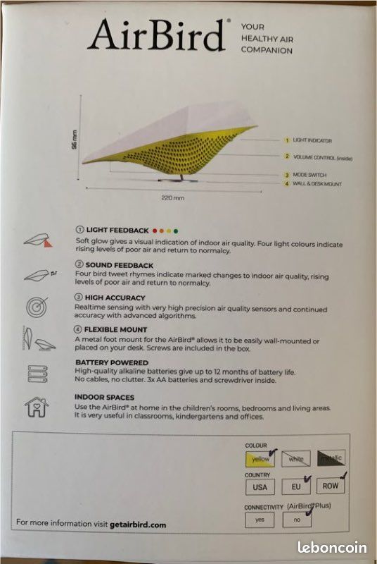 AirBird - purificateur d’air (image 3)