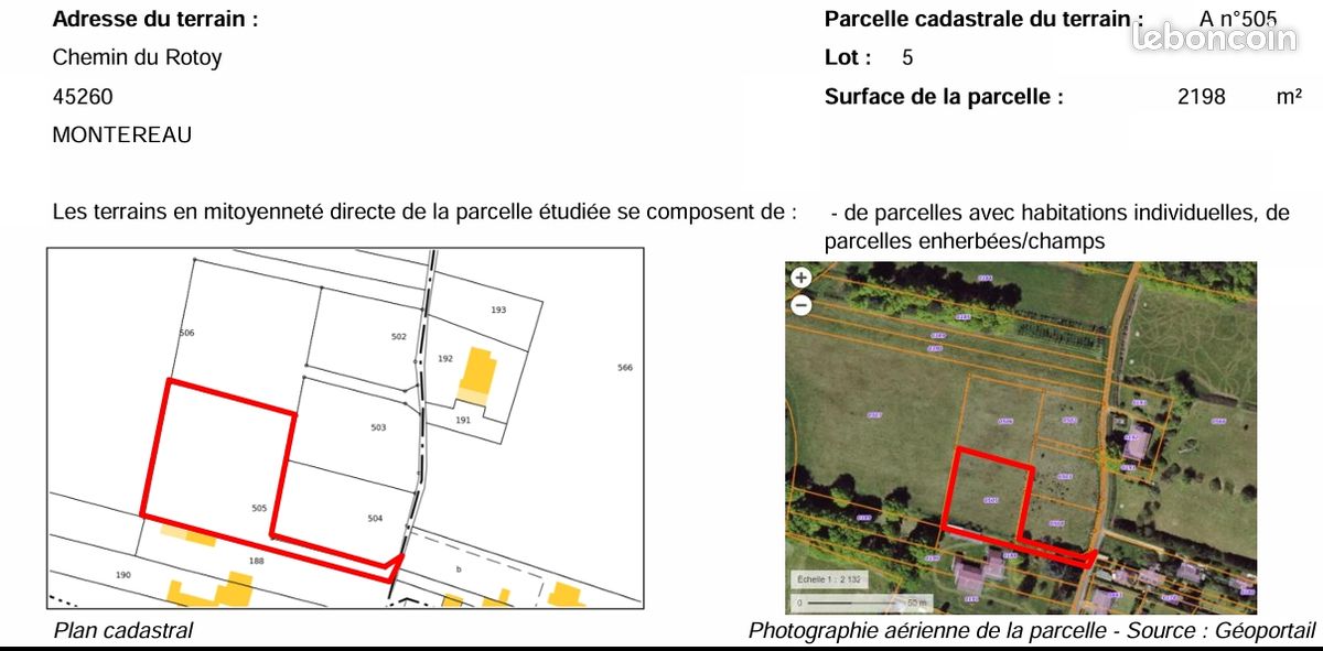 Terrain constructible · à Montereau · 26 000 €