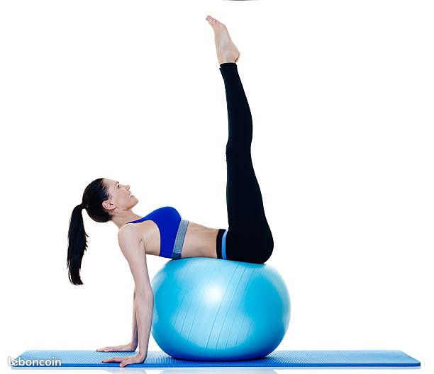 Ballon De Pilates 25 Cm Antidérapant - Pour Renforcement Abdominal, Grossesse, Thérapie Physique | Supporte Jusqu'à 100 Kg