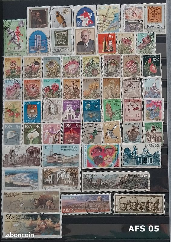Ciskel, Afrique du Sud. Cartes postales avec timbres. (42) | Kaufen auf