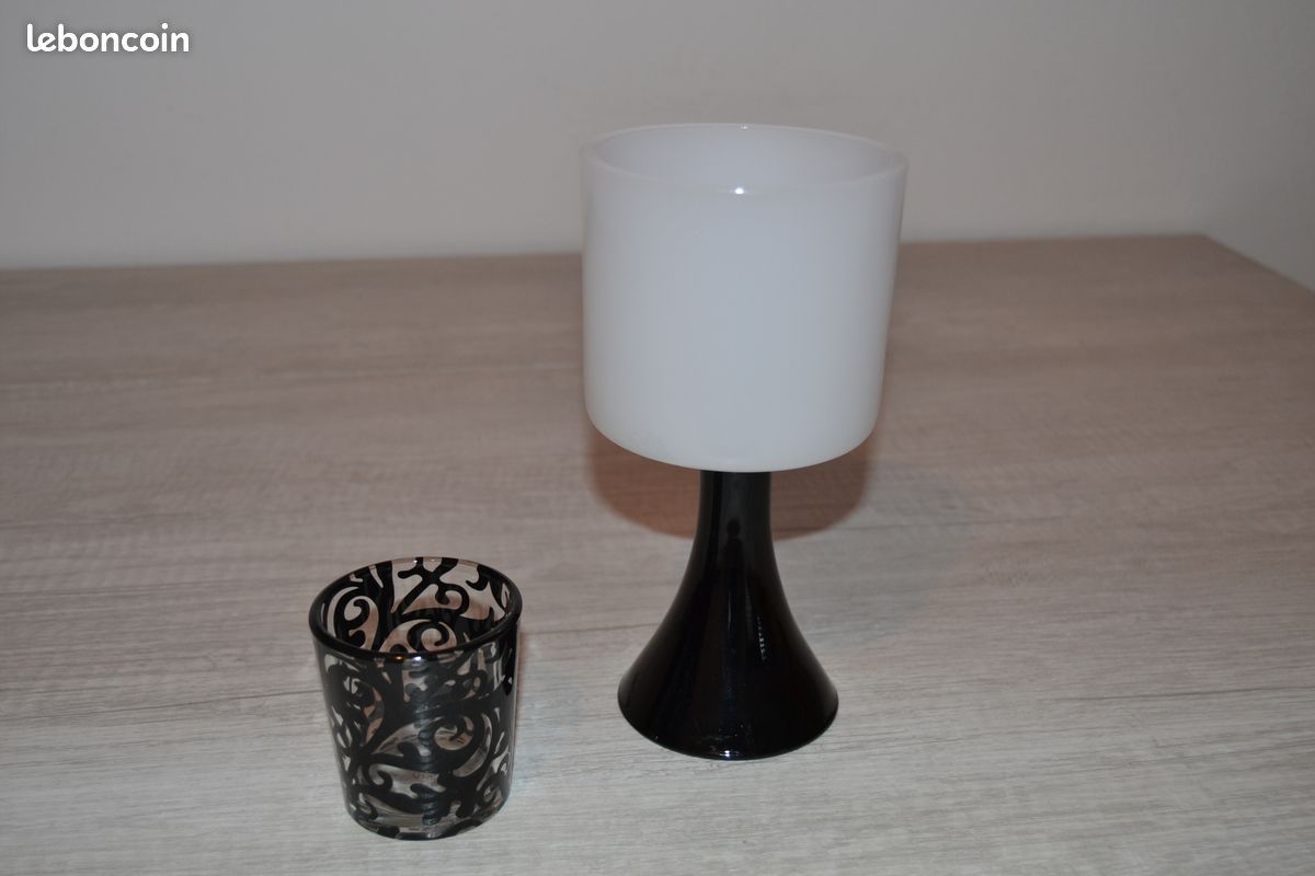 Grande Bougie PartyLite 18 Cm – Neutre, Neuve, Multicolore, Décoration Art Déco
