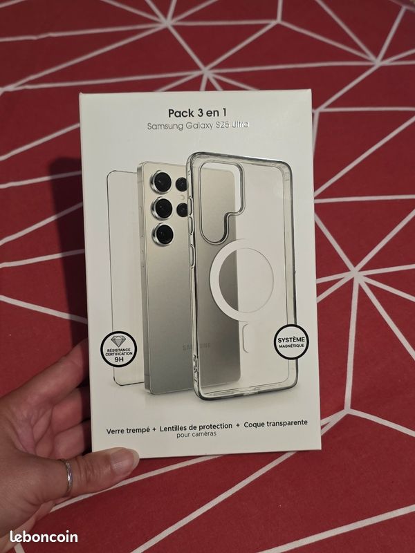 Pack de protection 3-en-1 pour Galaxy S25 Ultra (image 1)