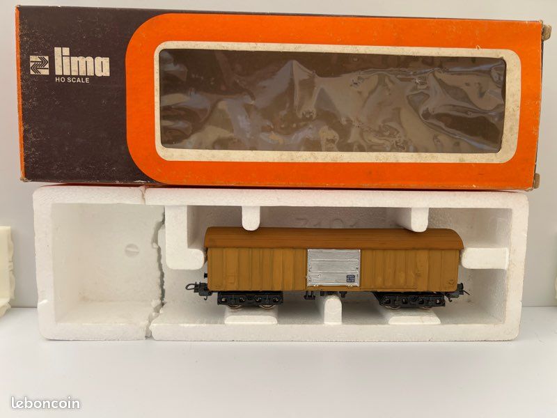 Lima wagon couvert Coca Cola fourgon marchandise Echelle Ho - Modélisme