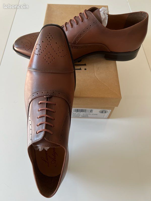 Chaussures Richelieu Homme Pointure 41 - Neuf Sans Emballage D'origine - Style Classique Et Formel