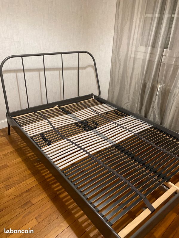 Cadre de lit KOPARDAL (IKEA) + Sommier LEIRSUND (IKEA) - matelas si besoin (image 6)