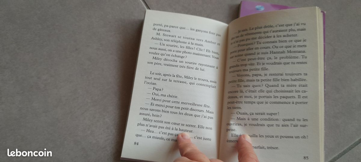 Lots de 2 livres - Hannah Montana - Disney -Très bon état (image 3)