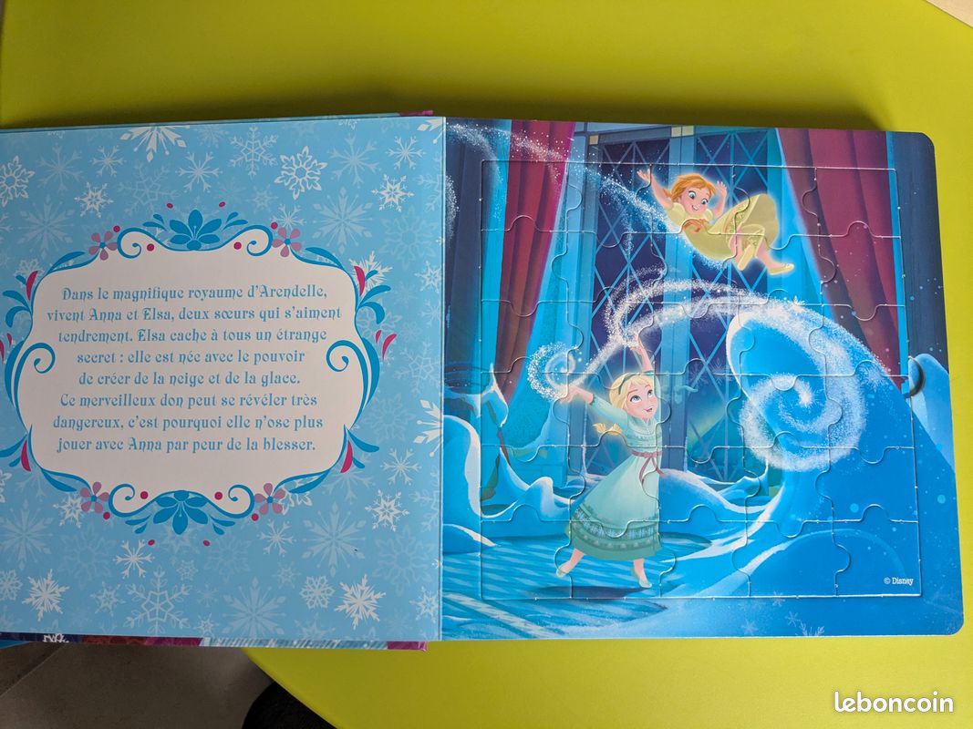 Livre puzzle Reine des Neiges (image 5)
