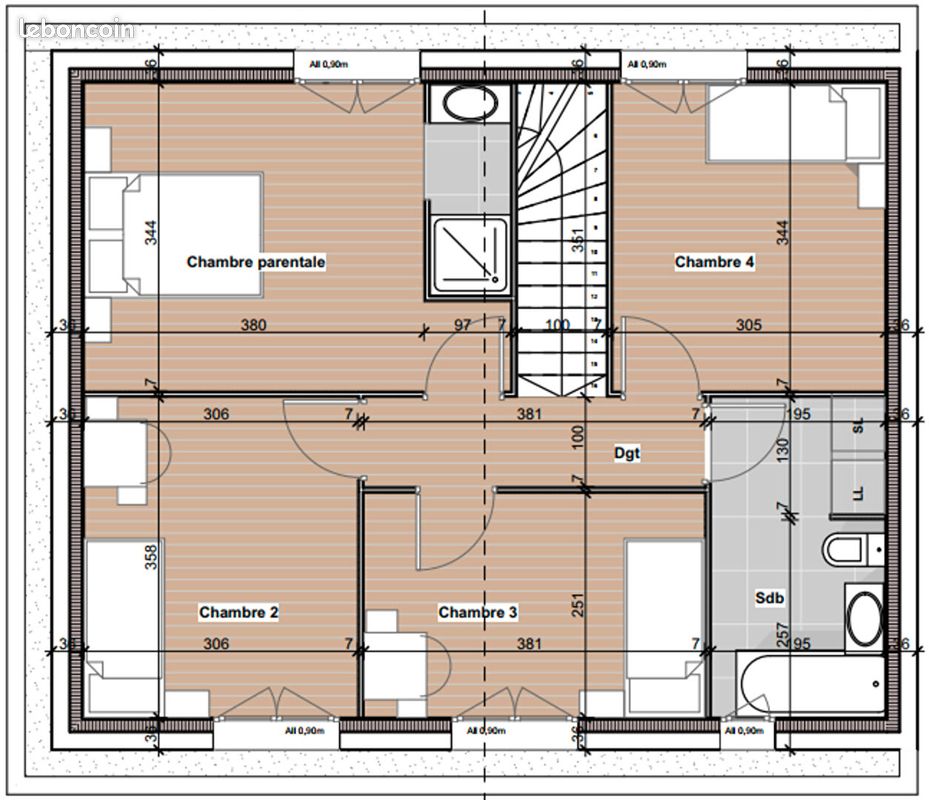 Maison 5 pièces 98 m² (image 16)