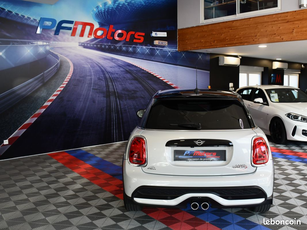 Mini Cooper S 2.0 178 BVA7 5 portes GPS Caméra Car Play Semi Cuir Régulateur LED JA 17 White Silver Pas De Malus (image 5)