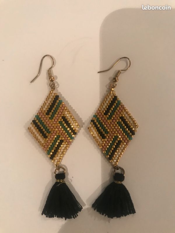 Boucles d'oreilles pendantes Pise (image 1)