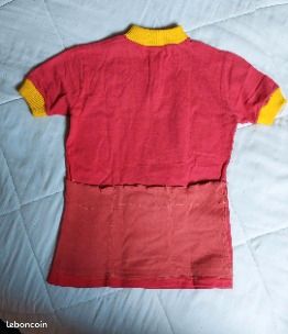 Maillot Cycliste Vintage Turino - VC 9è Lejeune - Années 70 - Taille 0/XS - Homme