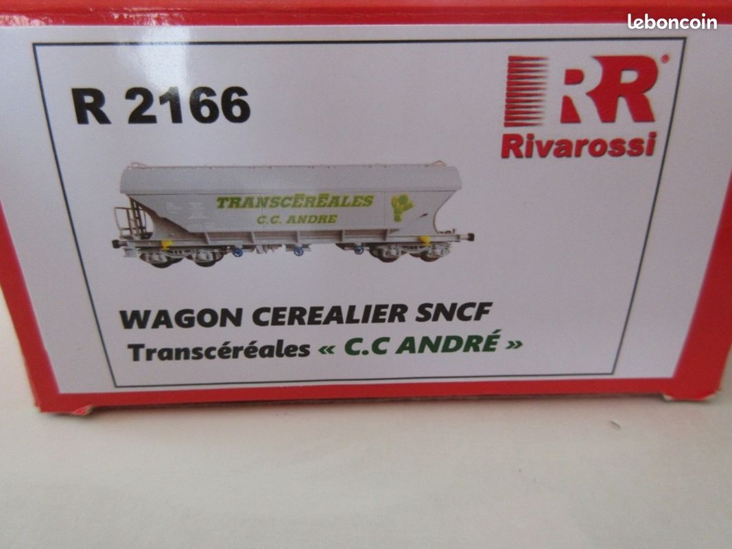 Wagon Céréalier Trix TRANSCEREALES Comptoir André 24502-2 - Échelle HO - Neuf
