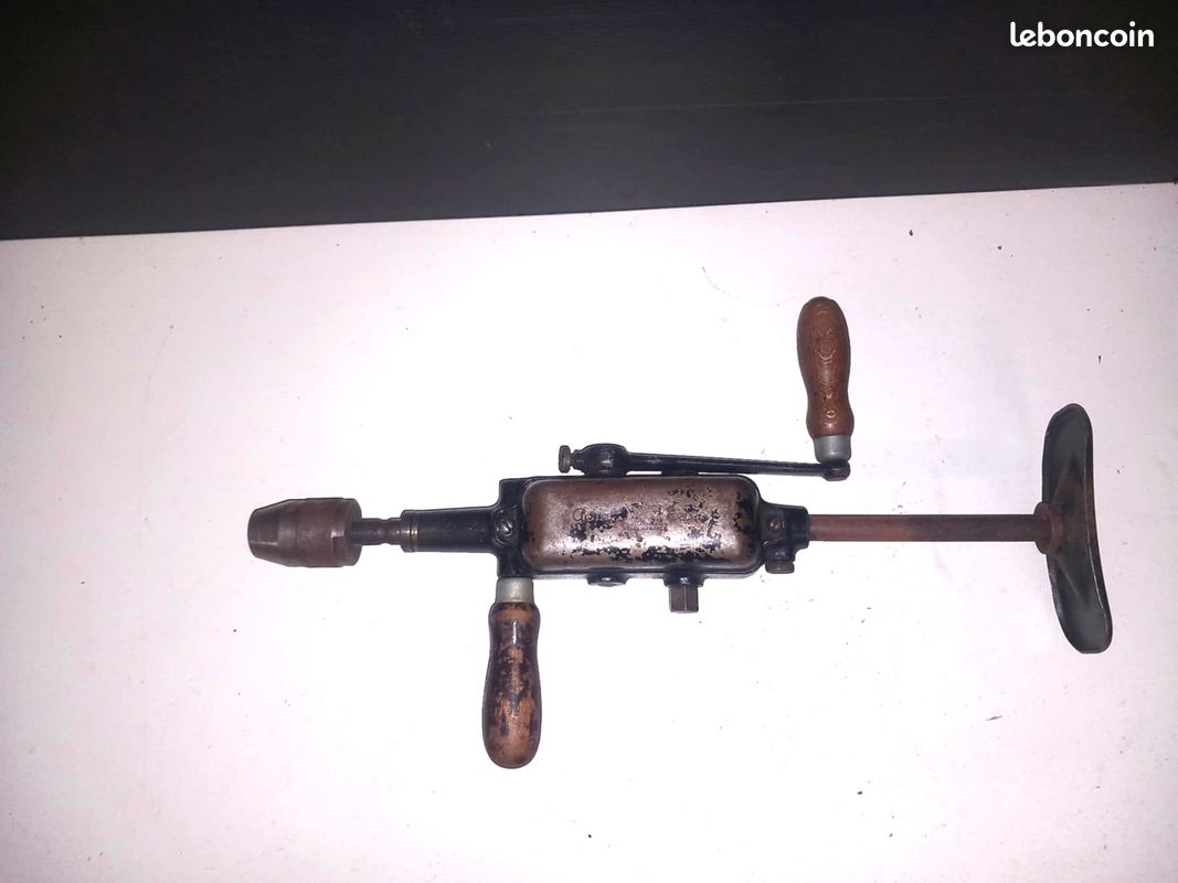 PERCEUSE À MAIN GENKO Outil Vintage Germany EUR 37,90