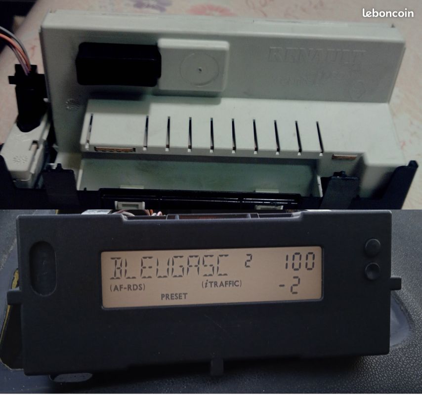 Afficheur Multifonction Déporté Pour Autoradio Citroën Xsara - Modèle 9643823677, Occasion Testé