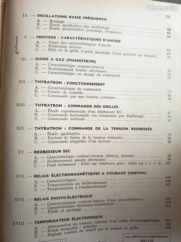 Livre technique vintage d'électronique : « Électronique — Travaux Pratiques » (Fascicule I) par M. Mounic et J. Ricard, publié aux éditions Foucher (Paris) (image 4)