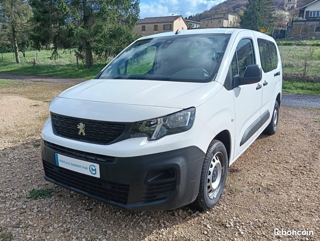 Peugeot Partner Rallongé 3 places HDi 100cv Révisé & garantie 12 mois TVA récupérable (image 2)