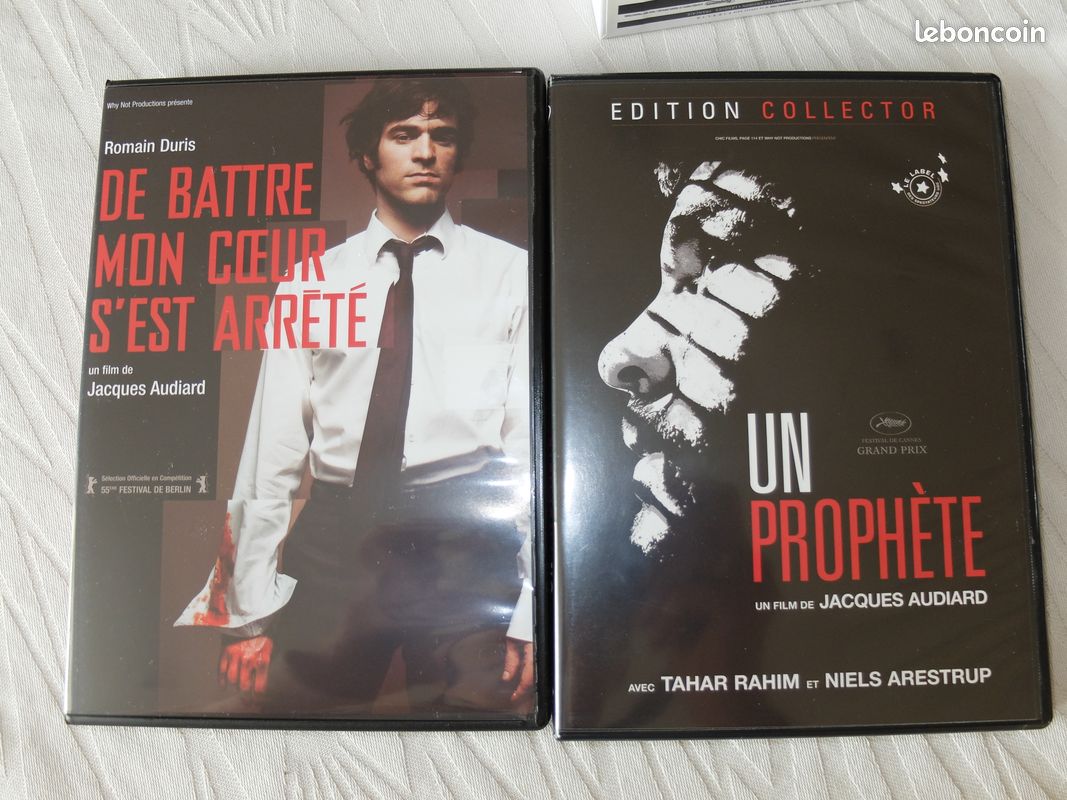 DVD Jacques Audiard Battre mon coeur s'est arrêté, De rouille et d'os Et un prophète (image 2)