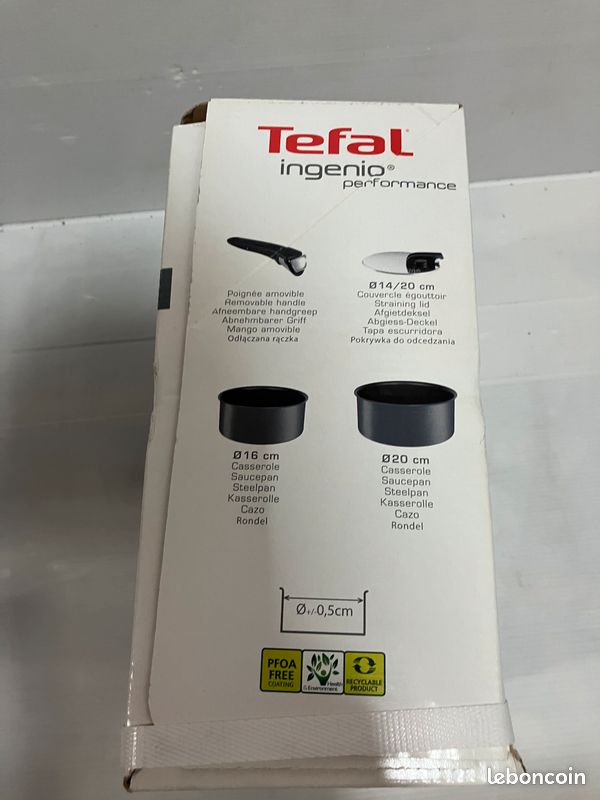 Tefal ingenio performance set de 4 pièces casseroles a induction neuf (image 2)
